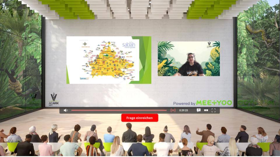 AG ARK Annual Conference virtual platform rainforest design