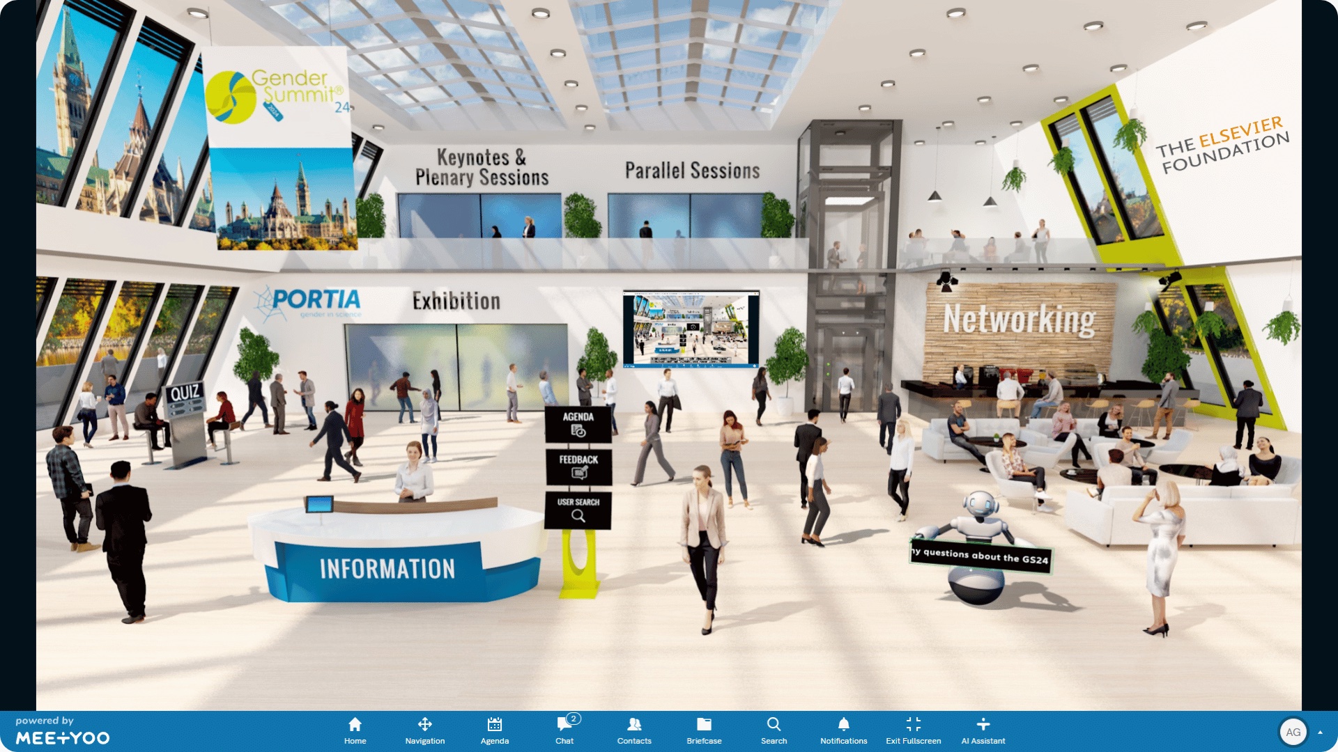 Gender Summit virtual platform