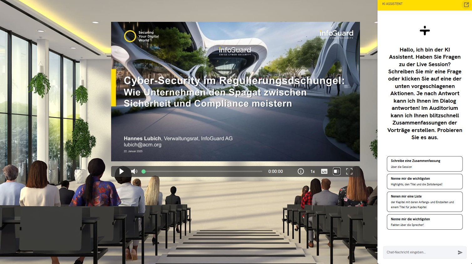 AI assistant InfoGuard Innovation Day on-demand