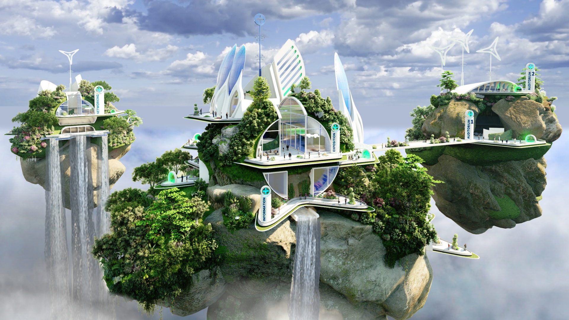 Immersive virtual environment MEETYOO