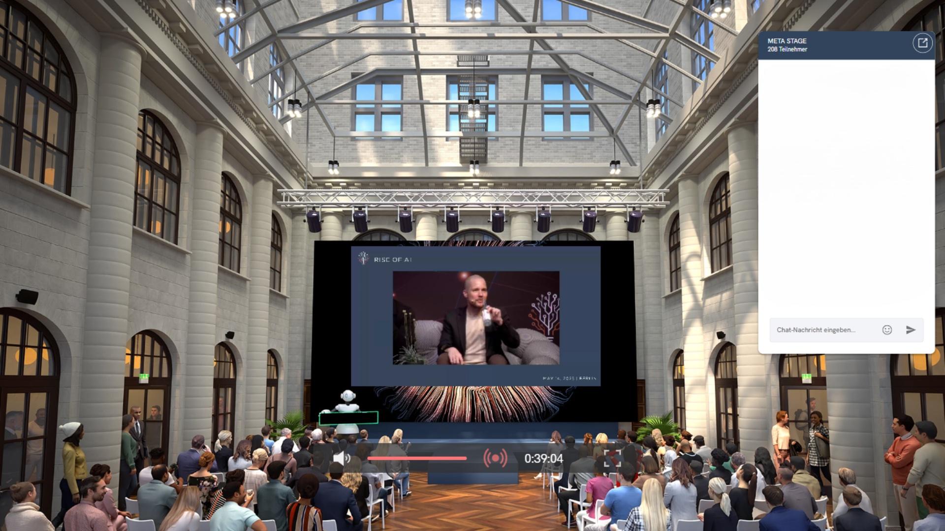Rise of AI Conference Meta Stage