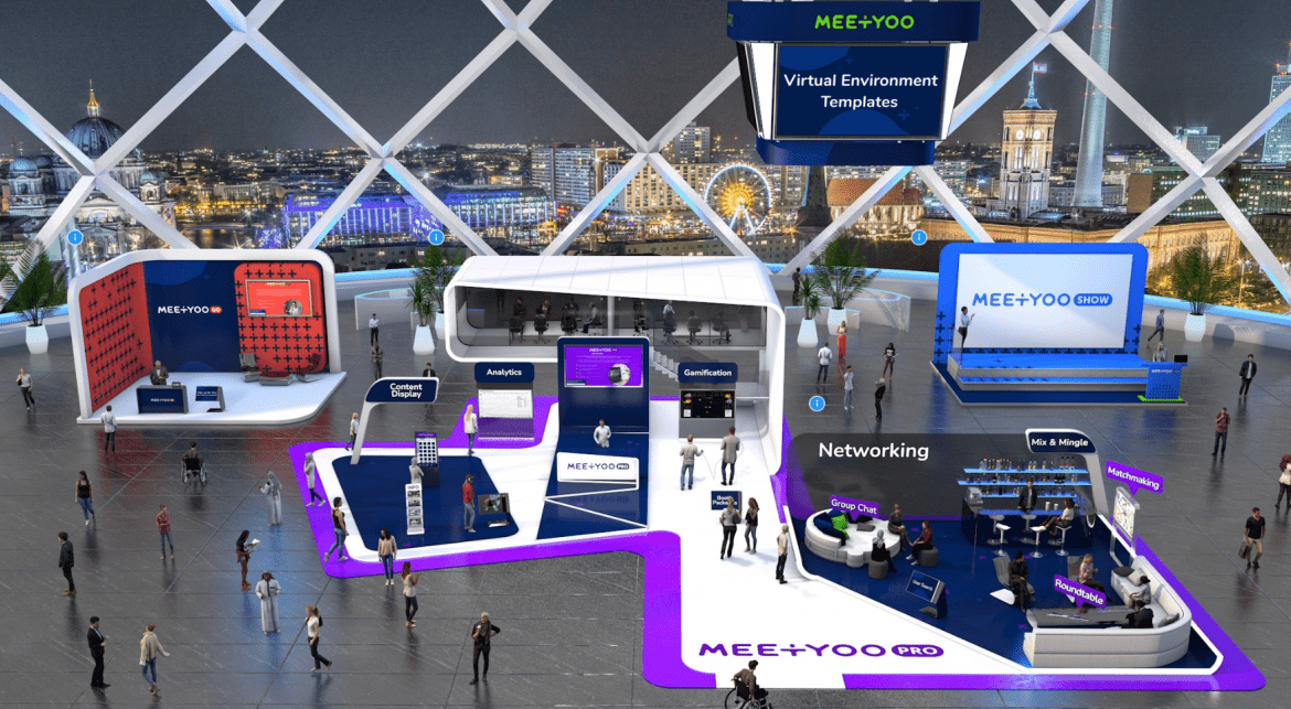 MEETYOO show floor - virtual experience