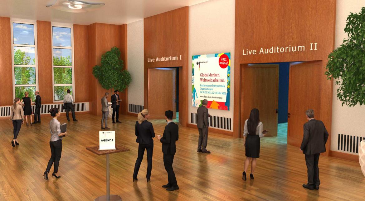 Foreign Office Auditorium Passage Design