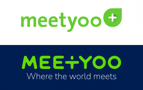 Comparación entre el antiguo y el nuevo logotipo de meetyoo Comparación entre el antiguo y el nuevo logotipo de meetyoo