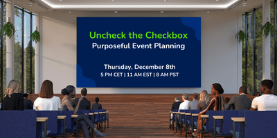 Webinar | Event Planning Webinar | Event Planning