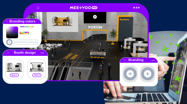 Optimized reach for virtual exhibitors - MEETYOO