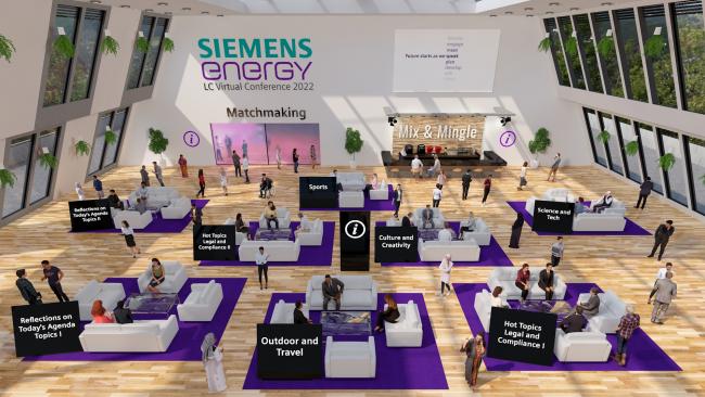 Siemens Energy Networking Lounge - MEETYOO Siemens Energy Networking Lounge - MEETYOO