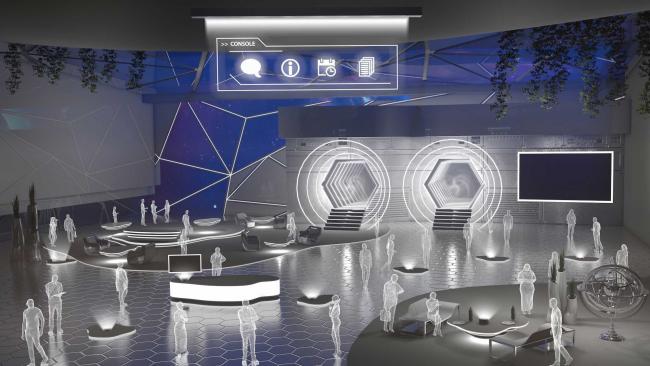 Futuristic Template - Main Hall Futuristic Template - Main Hall