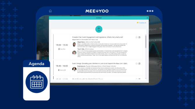Interactive agenda - MEETYOO