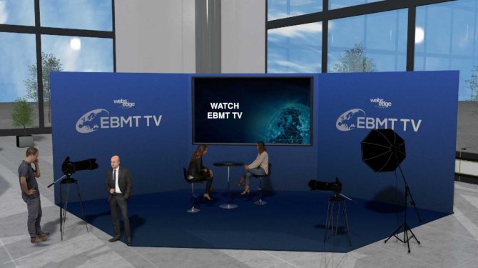 EBMT Digital Studio Booth Design